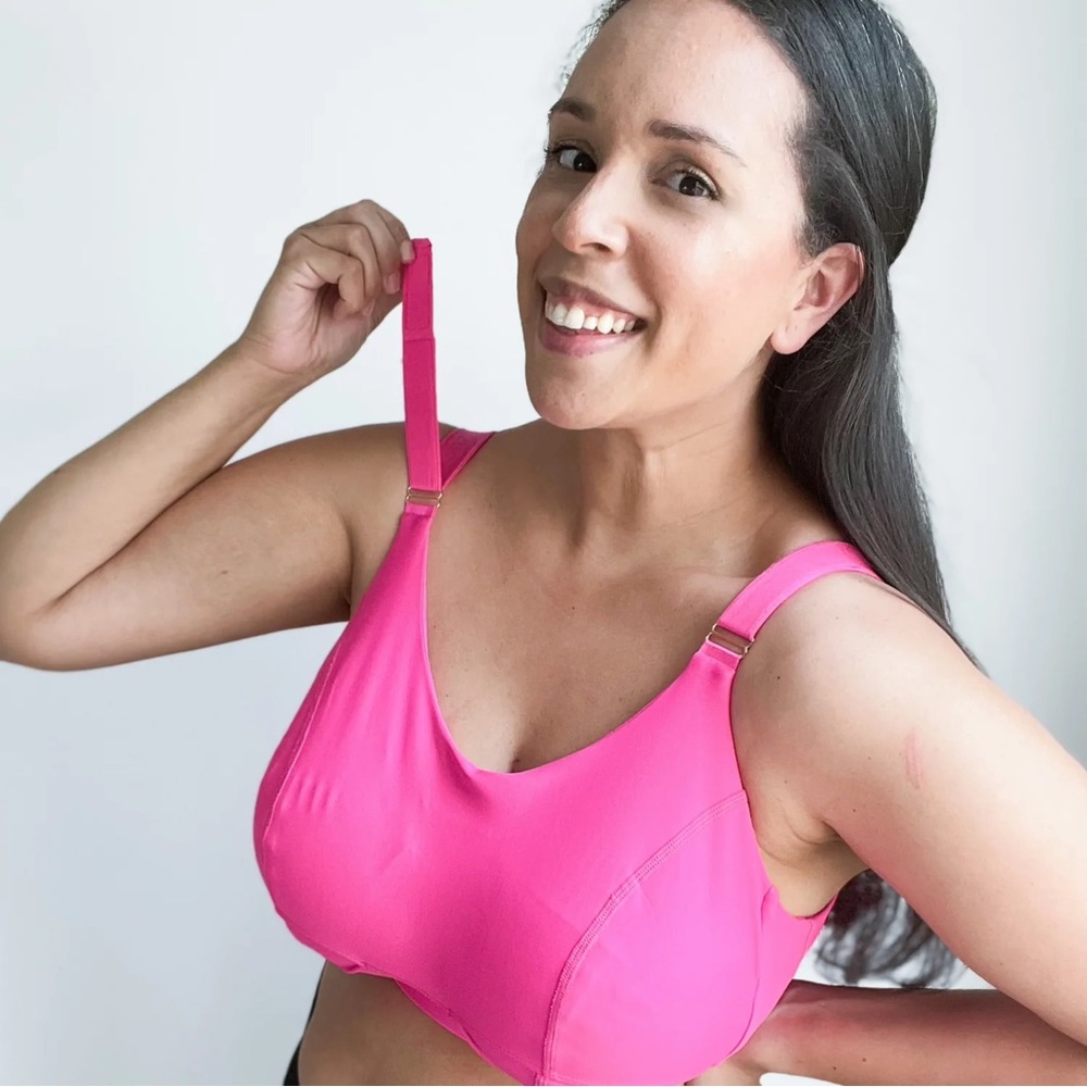 Sarah Wells Journey Hands Free Pumping Bra | Hot Pink | Medium-Busty | EUC